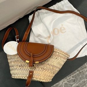Chloe wicker crossbody bag
